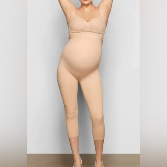 SKIMS Other - SKIMS Seamless Sculpt Maternity High Waist Legging S/M Ochre NEW